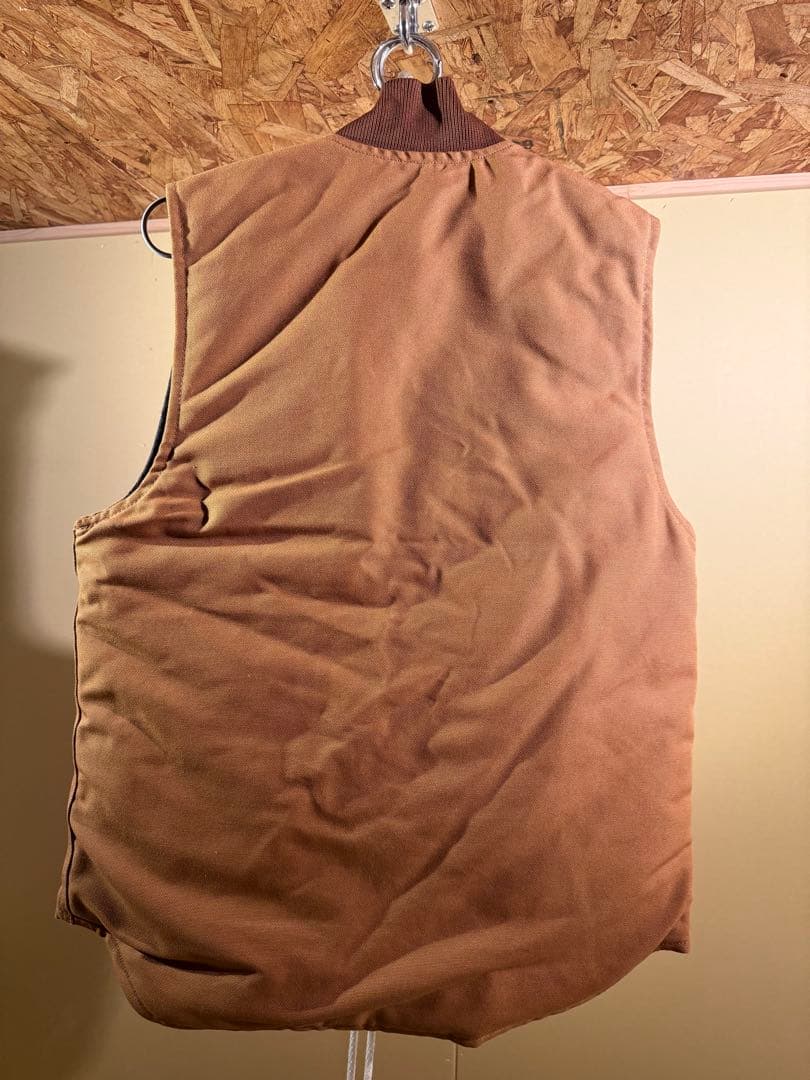 Carhartt ブラウン ダックベスト S