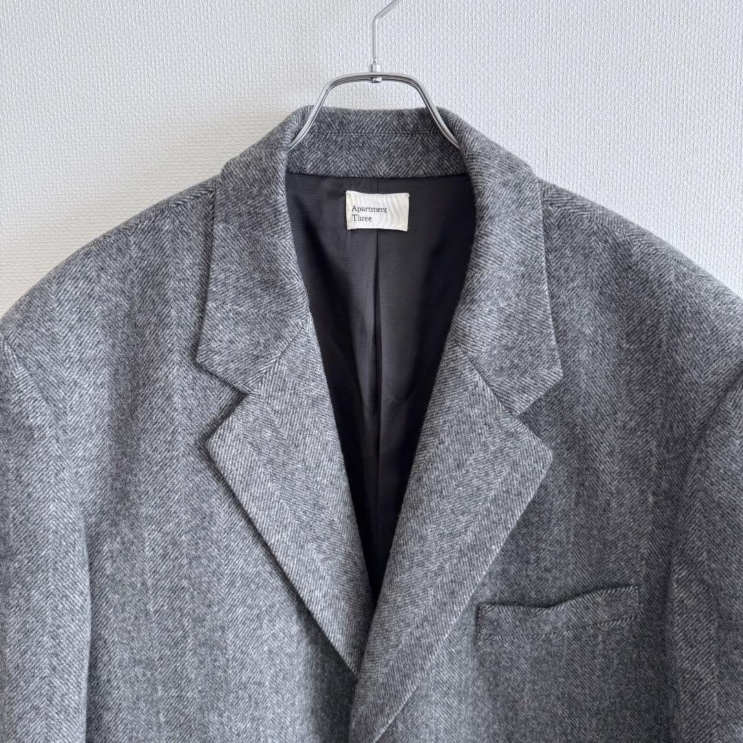 25AW Apartment Three ヘリンボーンブレザー 定価8.2万 1