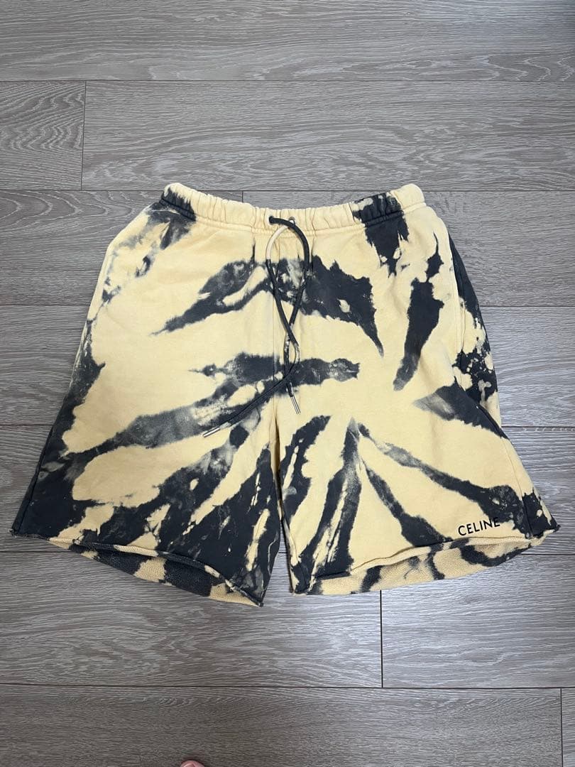 CELINE タイダイ柄 コットンジャージー　ショートパンツ