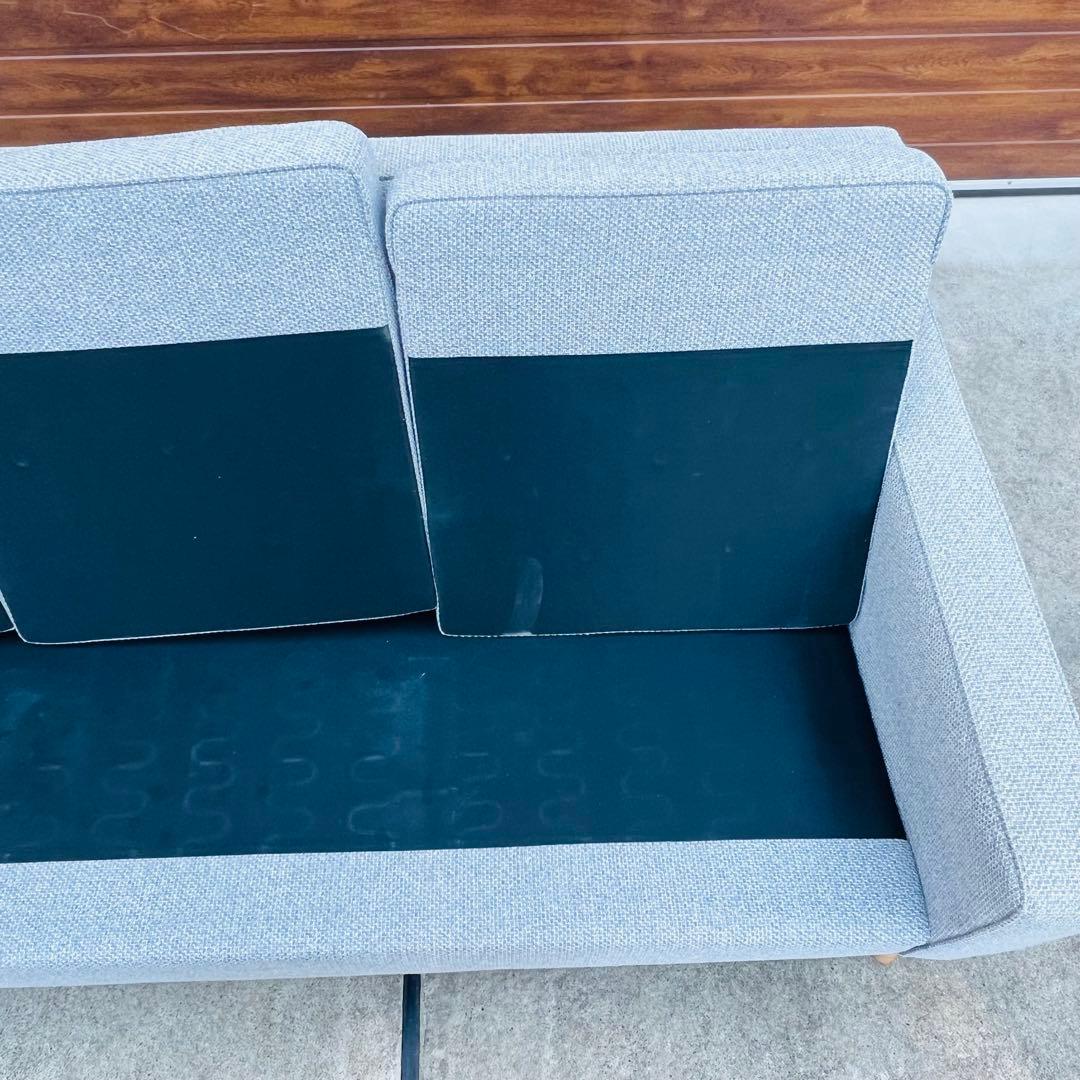 カリモク60ロビーチェア3シーター ベスパグレー