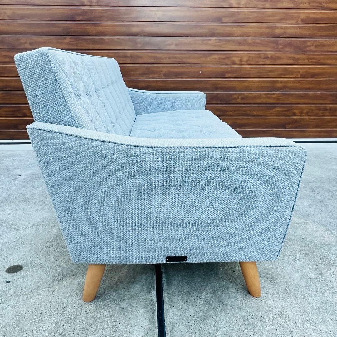 カリモク60ロビーチェア3シーター ベスパグレー