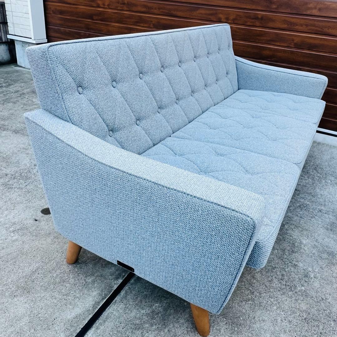 カリモク60ロビーチェア3シーター ベスパグレー