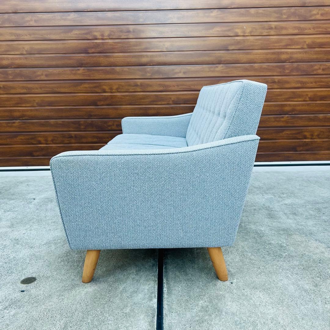 カリモク60ロビーチェア3シーター ベスパグレー