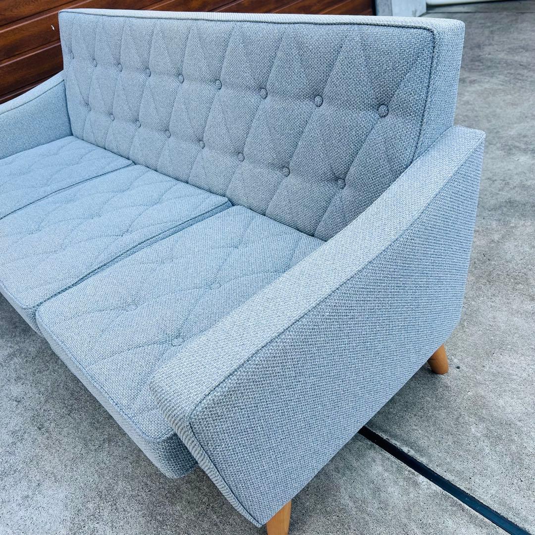 カリモク60ロビーチェア3シーター ベスパグレー