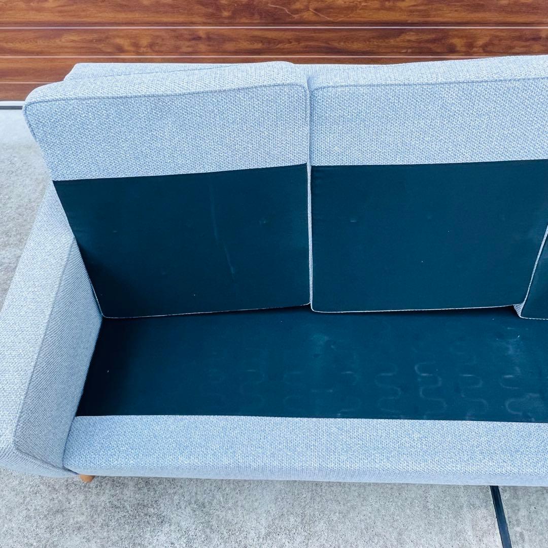 カリモク60ロビーチェア3シーター ベスパグレー