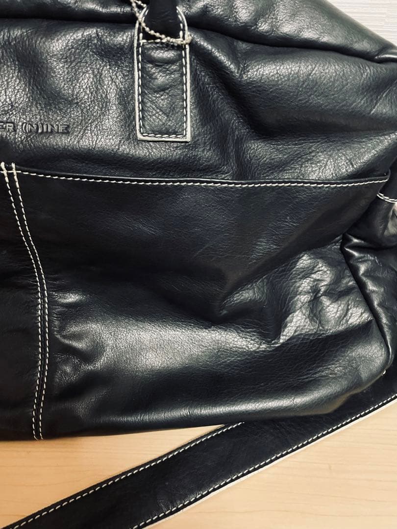 【最終価格】ナンバーナイン 02SS モダン期 レザーボストンバッグ