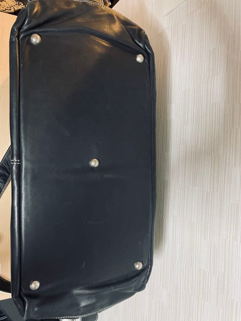 【最終価格】ナンバーナイン 02SS モダン期 レザーボストンバッグ