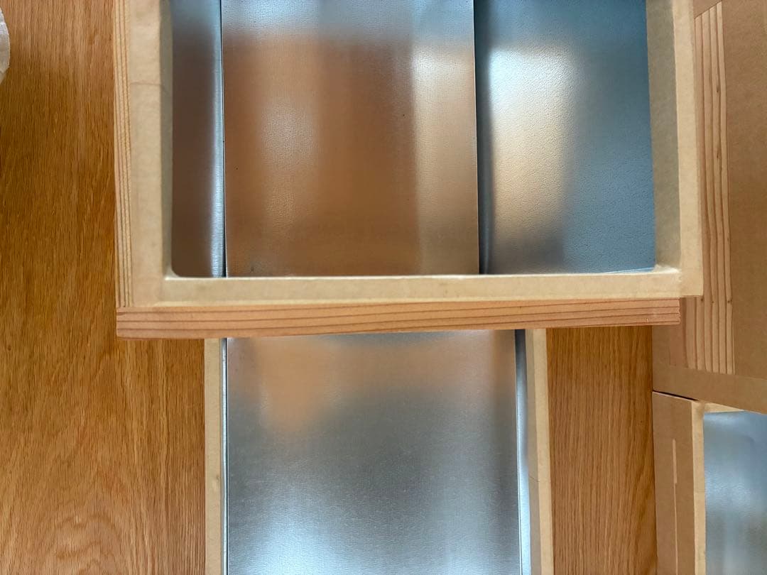 茶箱（小）5kg トタン仕上げ 2個