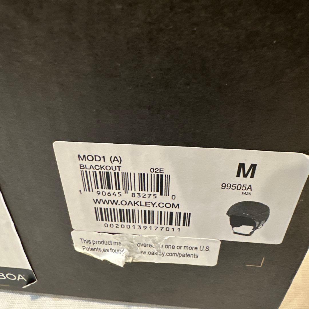 オークリー99505A-02E MOD1-ASIA FIT Blackout