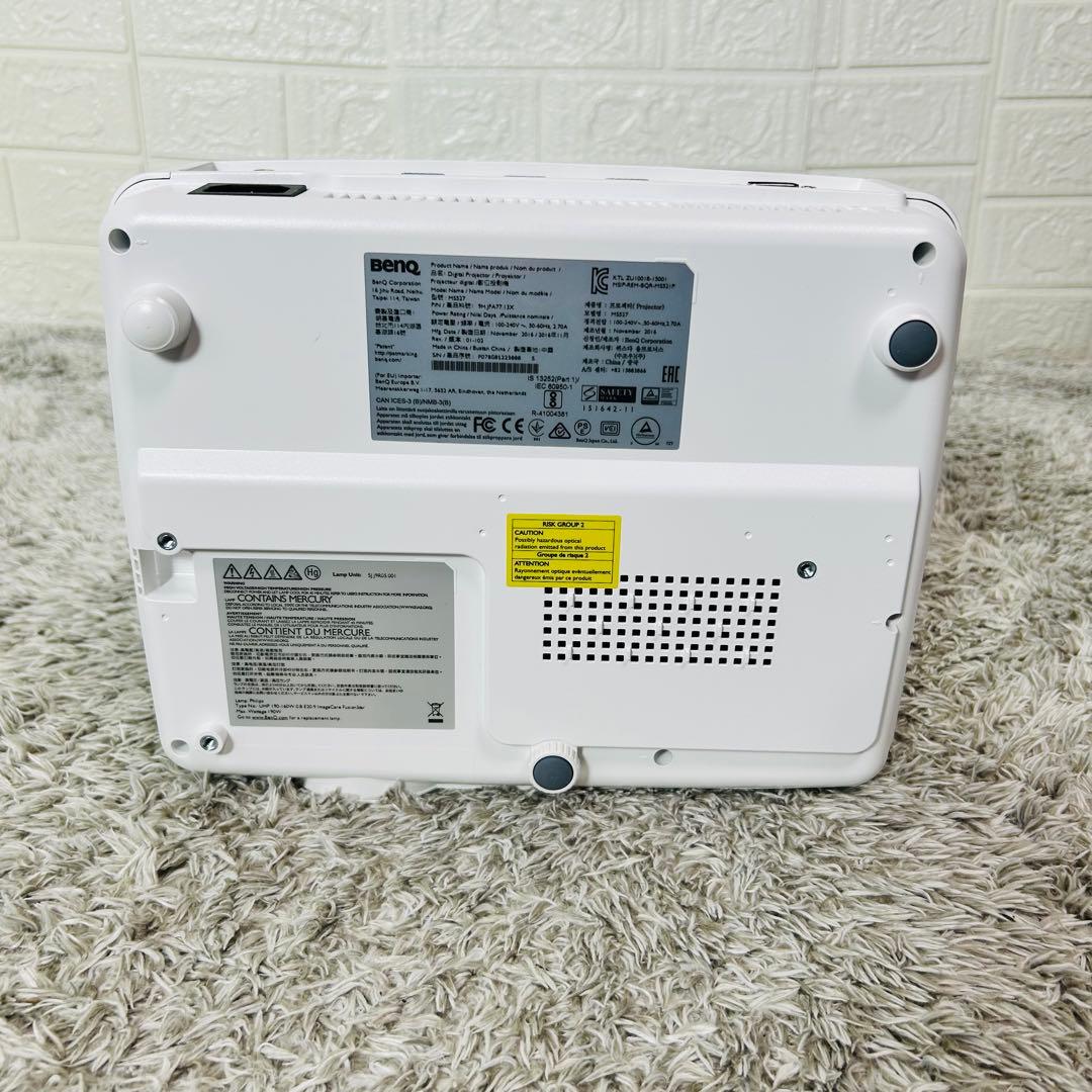 BenQ MS527 プロジェクター HDMI対応 ランプ3時間 ほぼ未使用