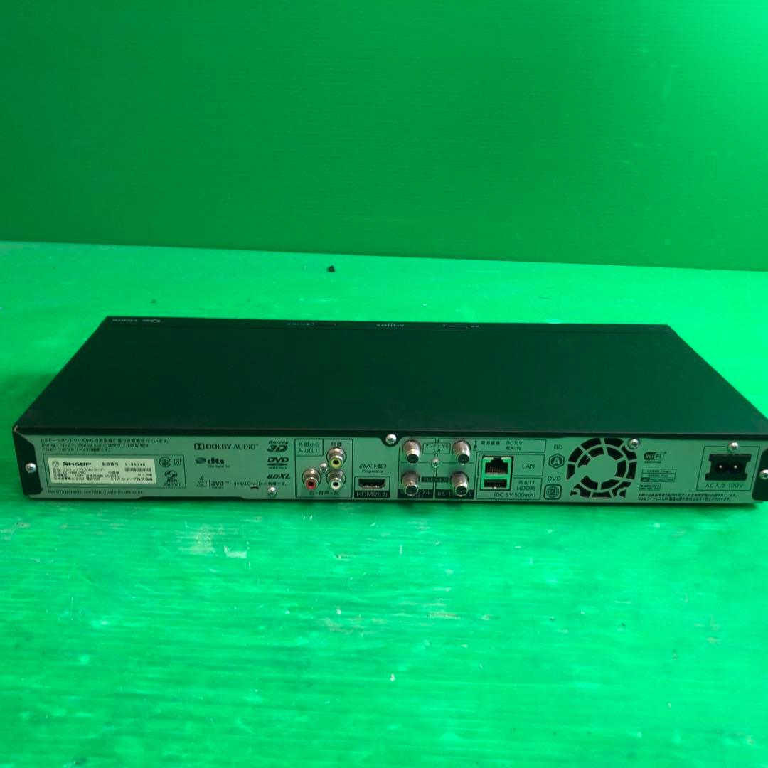 SHARP ブルーレイレコーダー BD-NW1200 通電OK ※トレイ開かない