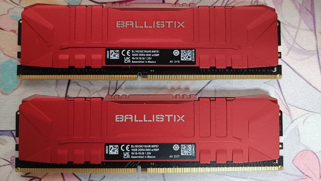 crucial BALLISTIX 16GB×2(32GB) DDR4-3600
