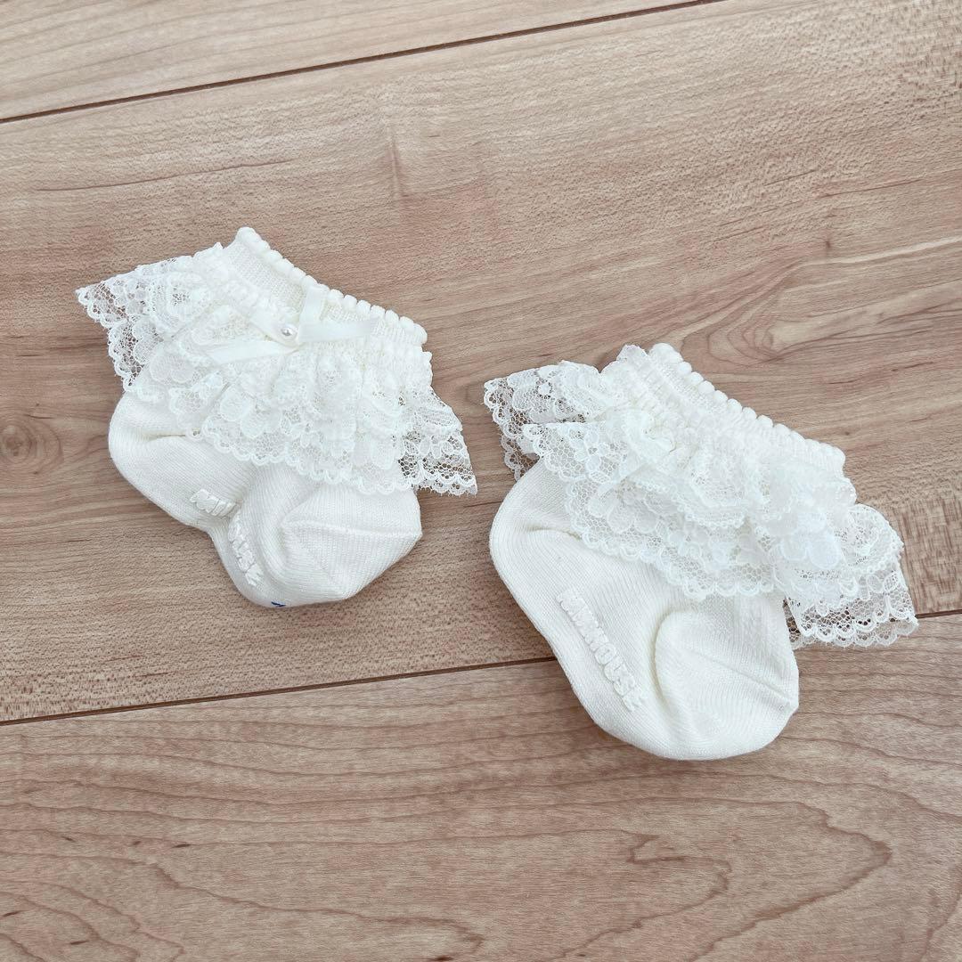 ミキハウス セレモニードレスセット(帽子＆靴下付き)