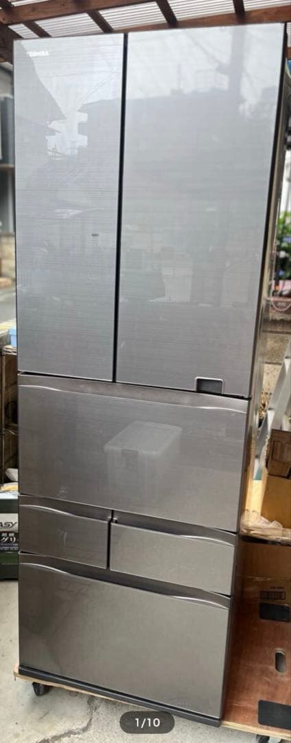 【美品】東芝 ノンフロン冷凍冷蔵庫 GR-S460FZ(ZH) 2020年製