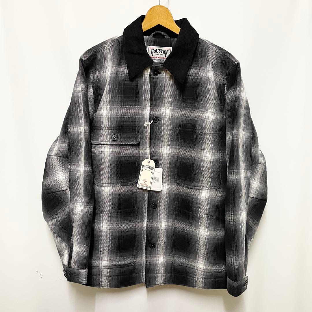 新品未使用HOUSTONヒューストン　カバーオール　ブラック　XL
