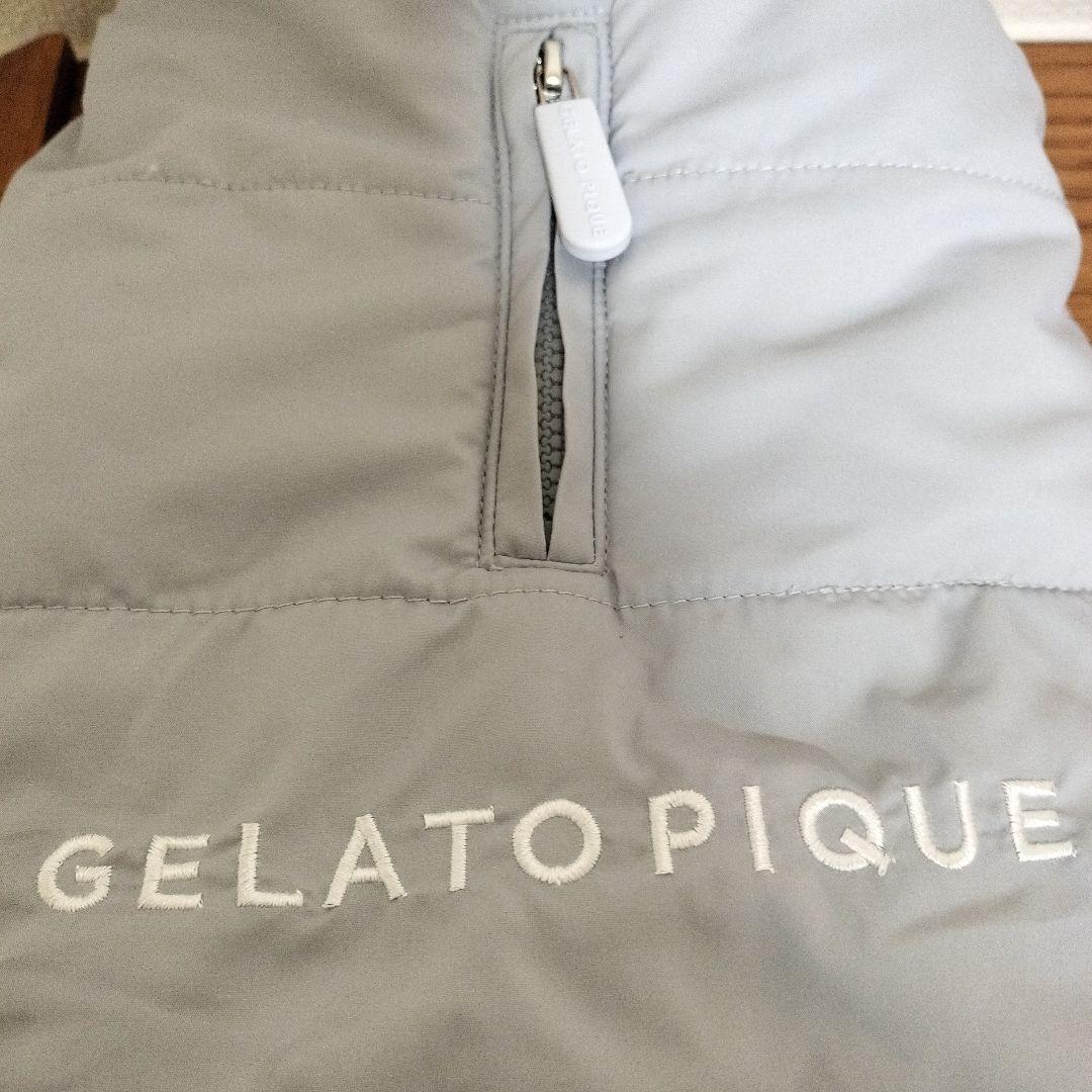 【完売品】GELATO PIQUE ブルー 犬服ダウン Mサイズ