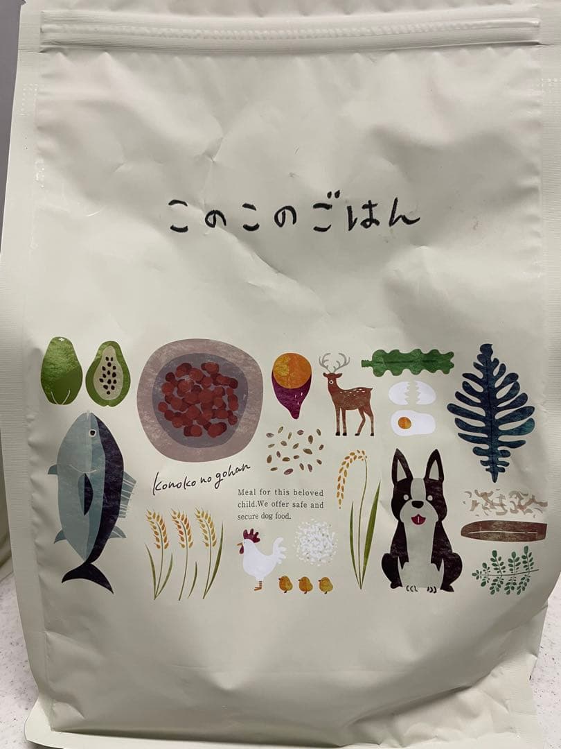 このこのごはん ドッグフード 1kg3袋