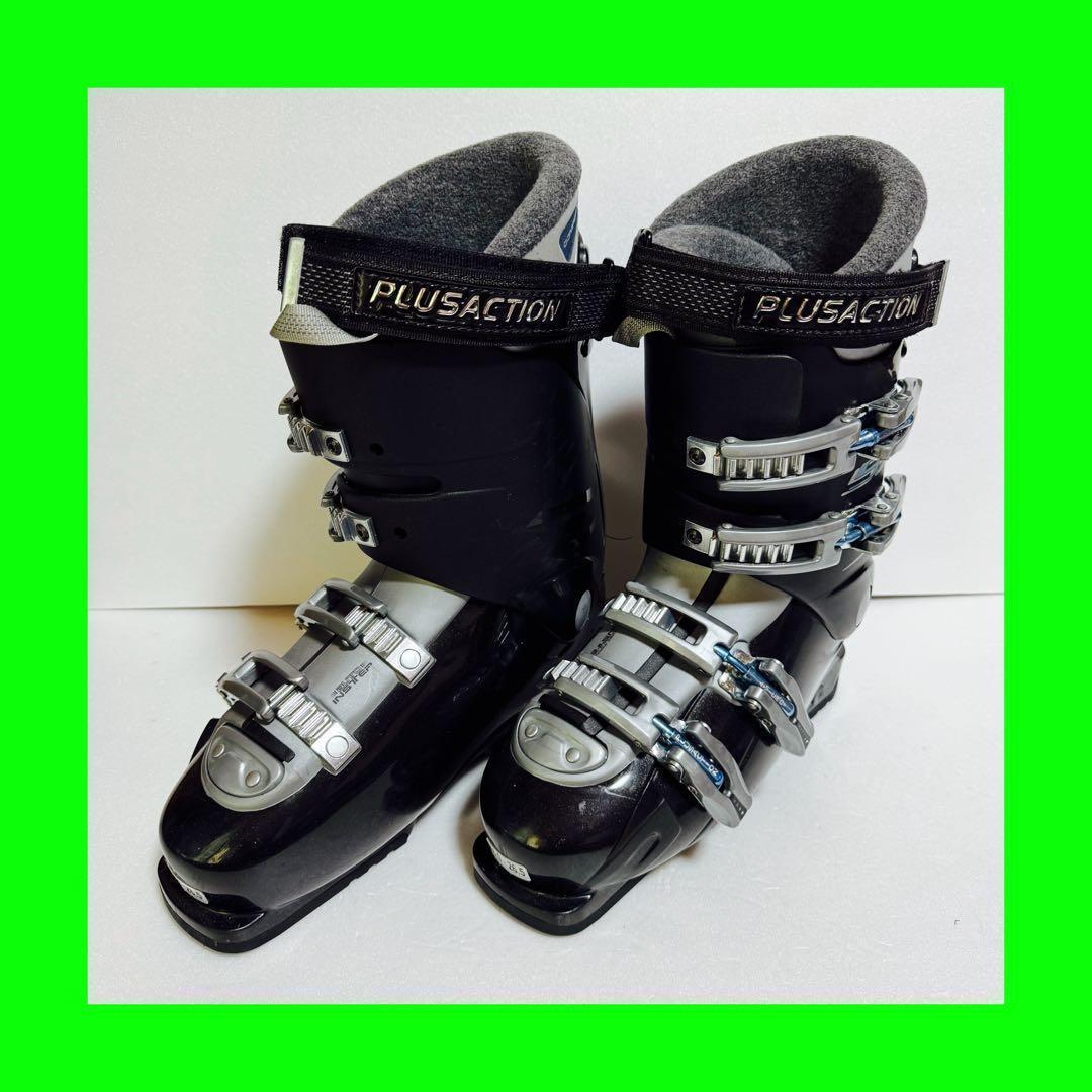 スキーブーツ26-26.5CMPLUSACTION S5.5X黒色ブラック初心者