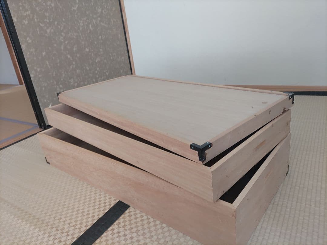 桐箪笥　2段収納箱