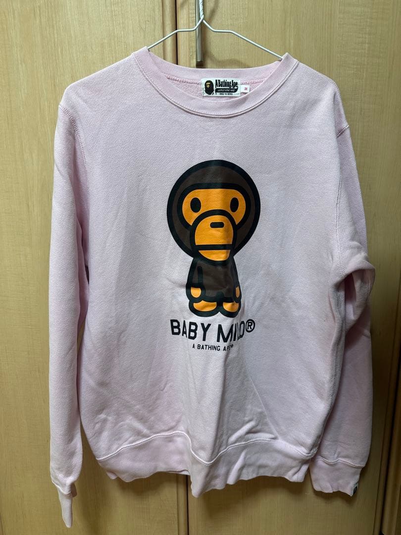 早い者勝ち☆BABY MILO ピンク クルーネック トレーナー