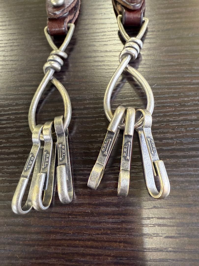 RRL（ダブルアールエル）ツールドレザー キーフォブ キーホルダー 2個セット