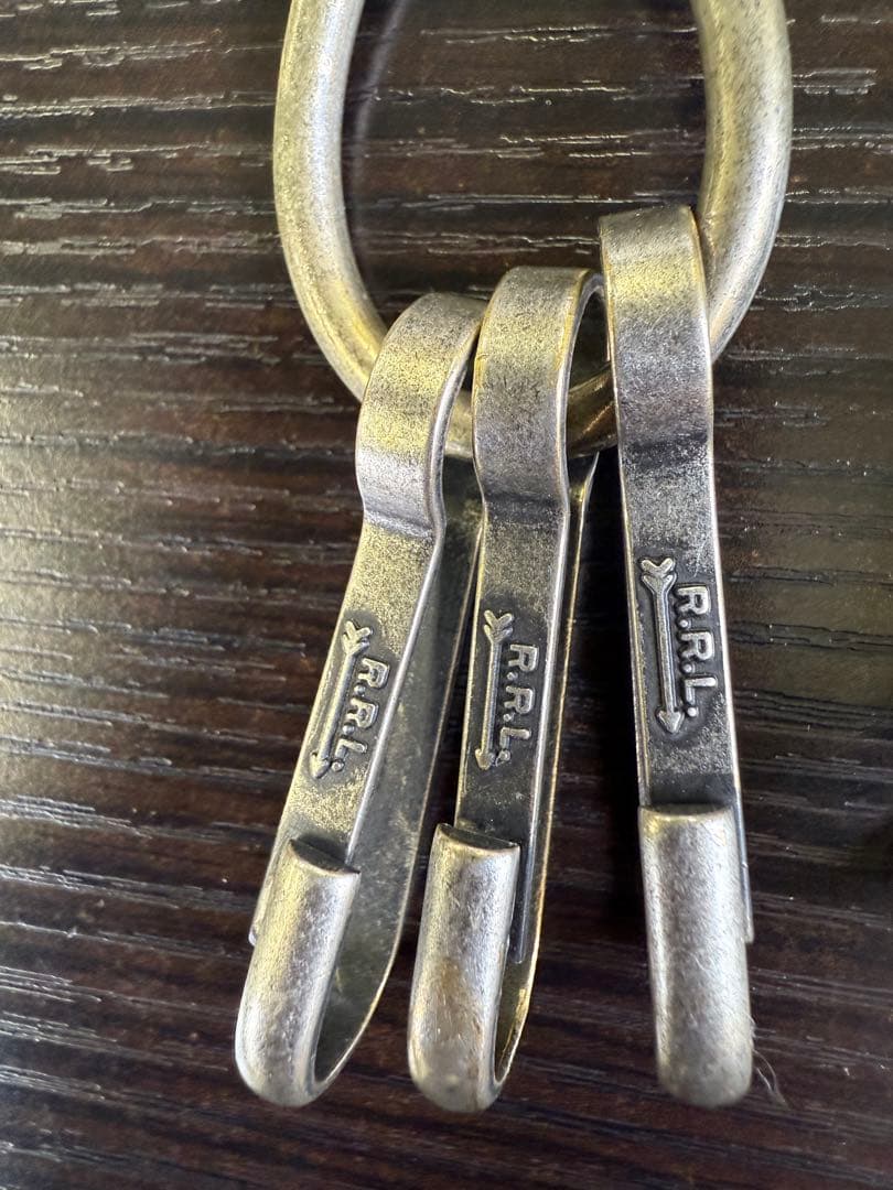 RRL（ダブルアールエル）ツールドレザー キーフォブ キーホルダー 2個セット