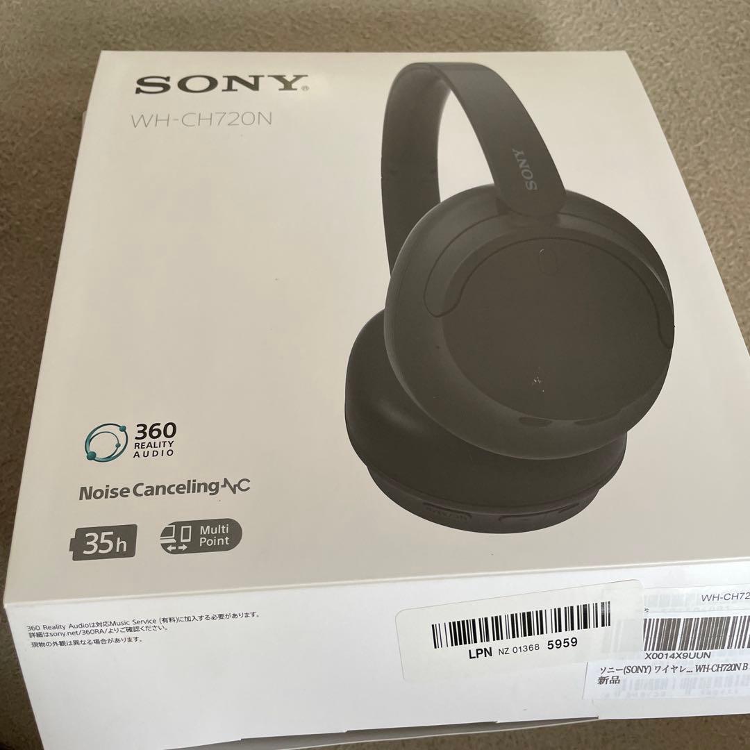 ヘッドホン SONY WH-CH720N BLACK