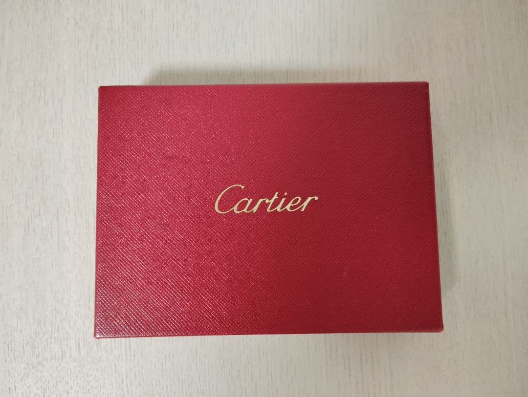 Cartire カルティエ　名刺入れ　カードケース　ブラックレザー