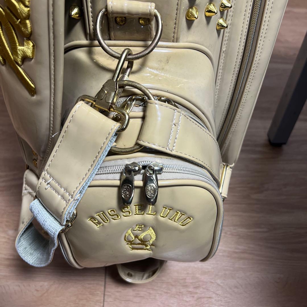 Russellino ベージュ スタンド式ゴルフバッグ