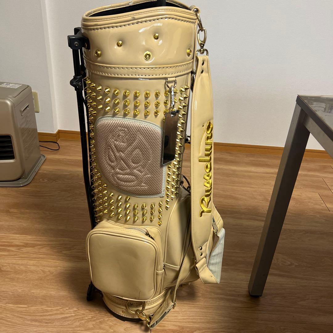 Russellino ベージュ スタンド式ゴルフバッグ