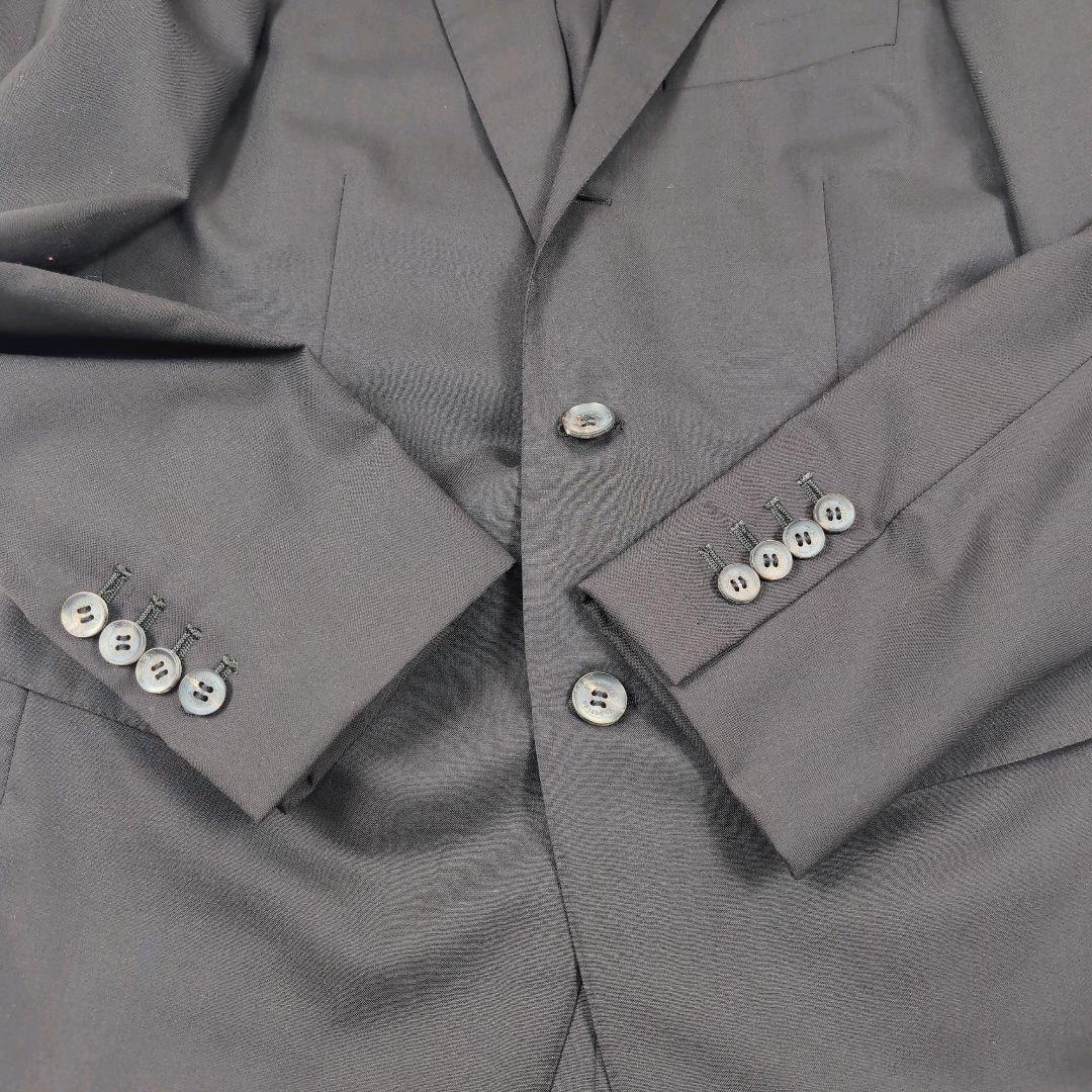 ビームス ヴェイパライズ スーツセットアップ M ブラック 裏地ピンク 日本製