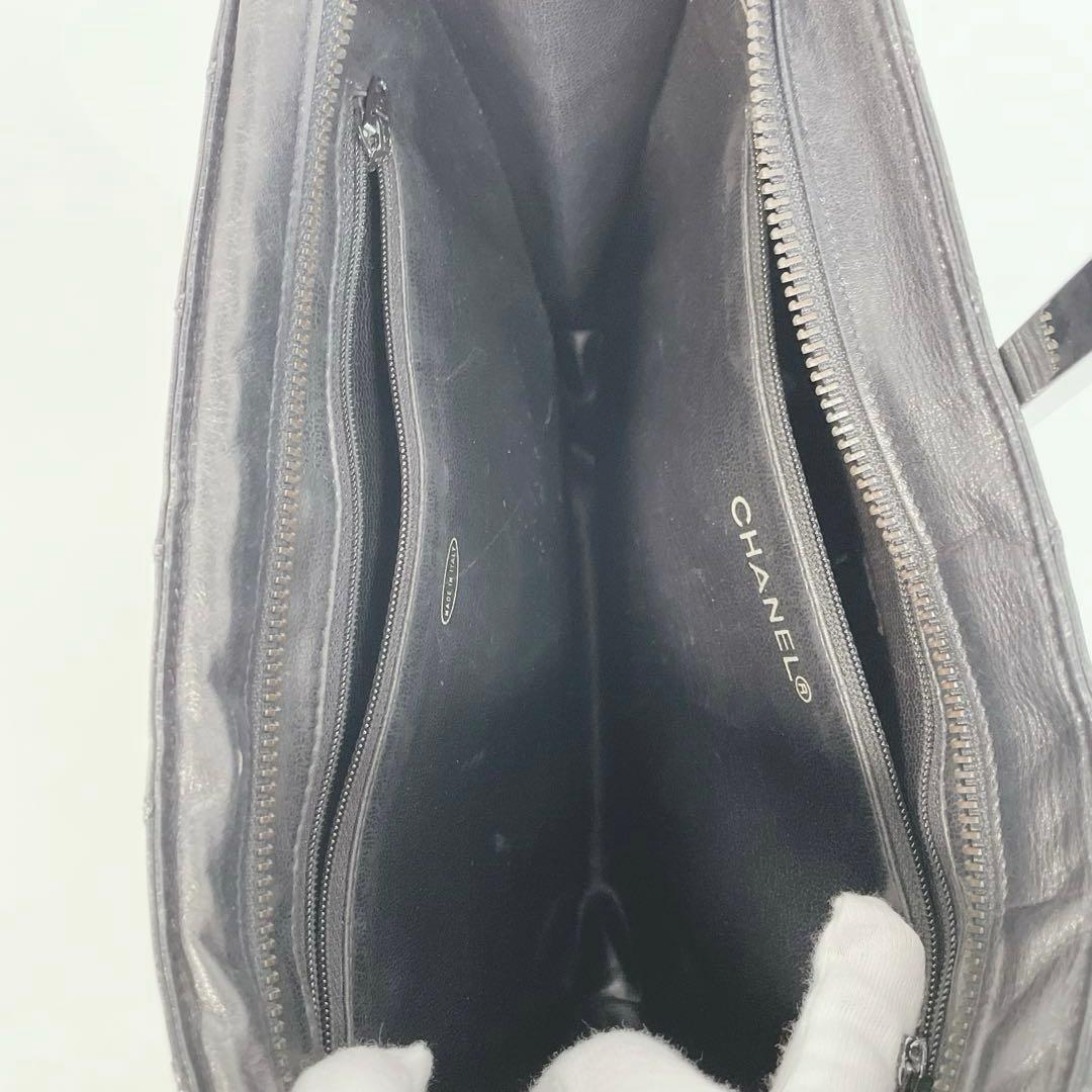 CHANEL　ビコローレ　ココマーク　クラッチバッグ