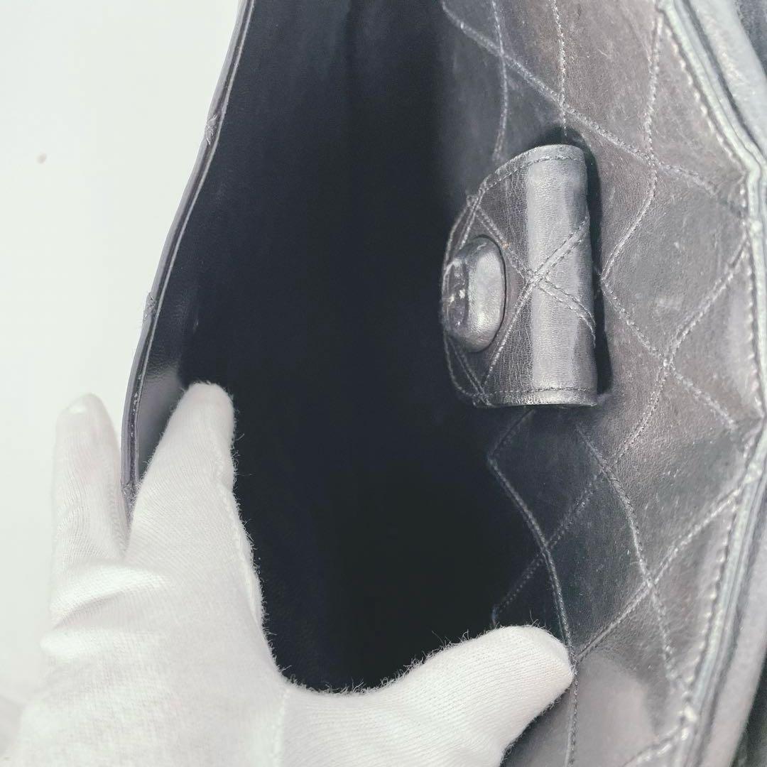 CHANEL　ビコローレ　ココマーク　クラッチバッグ