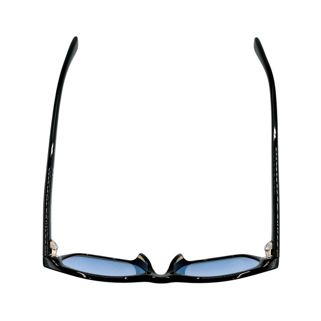 美品 トムフォード TF5405 サングラス 黒 ブラック 青 ブルー メンズ