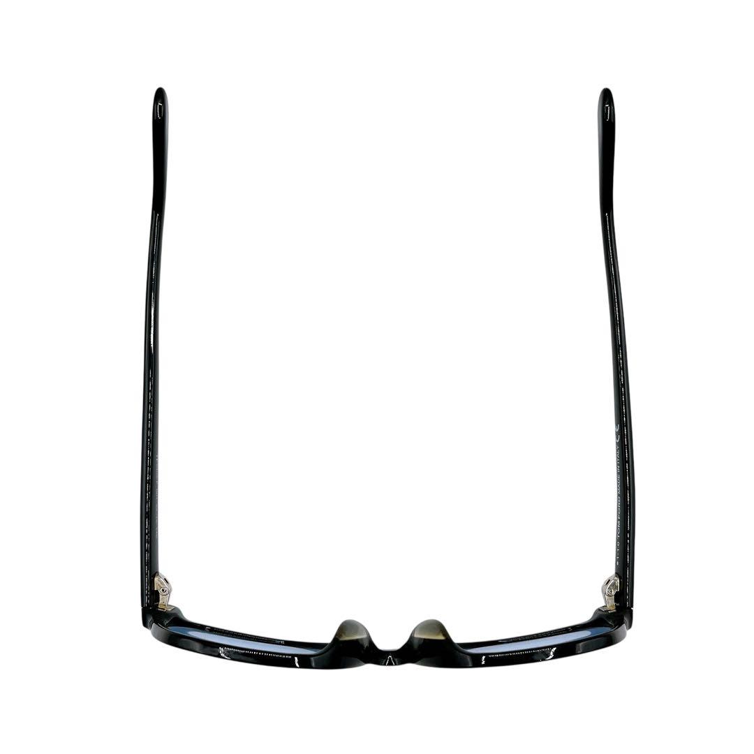 美品 トムフォード TF5405 サングラス 黒 ブラック 青 ブルー メンズ