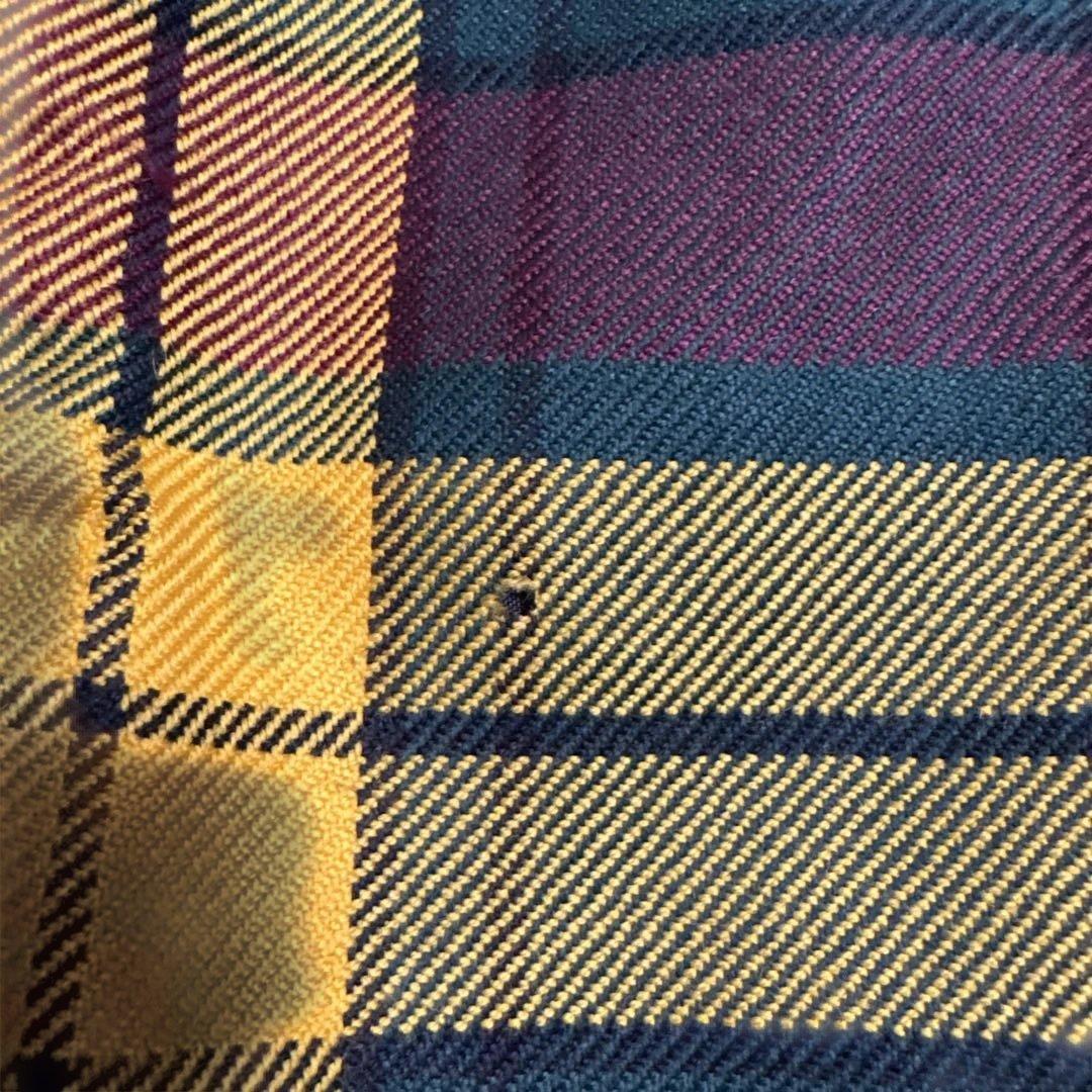 ギャルソン オムプリュス　04aw タータンチェック　スラックス　パンツ