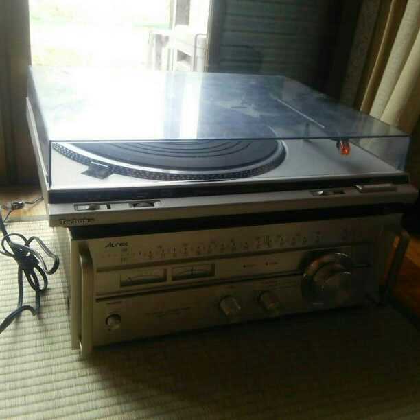 ジャンクTechnice　Aurex　オーディオセット  レコードプレーヤー