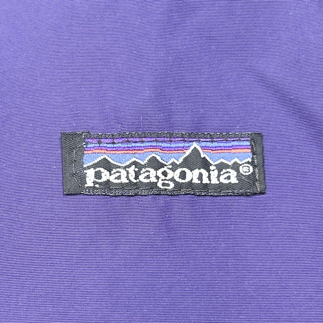 90s パタゴニア　USA製 シェルドシンチラ　ナイロンジャケット　紫　黄色