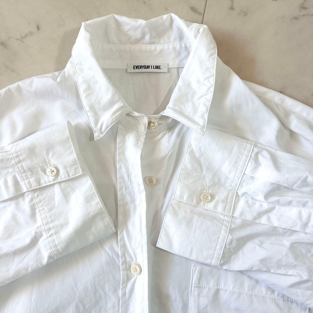 極美品♪ドゥーズィエムクラス Big Wash シャツ ゆったり オーバーサイズ