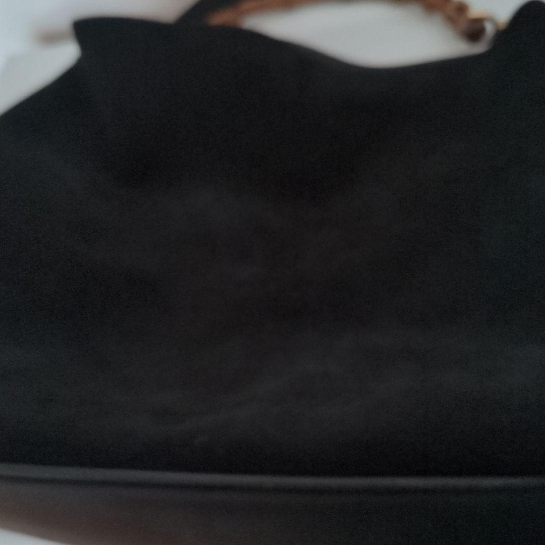 GUCCI　バンブー　ショルダーバック　スエード