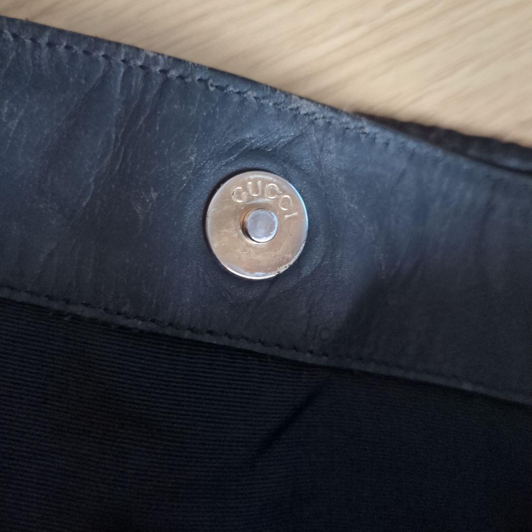 GUCCI　バンブー　ショルダーバック　スエード