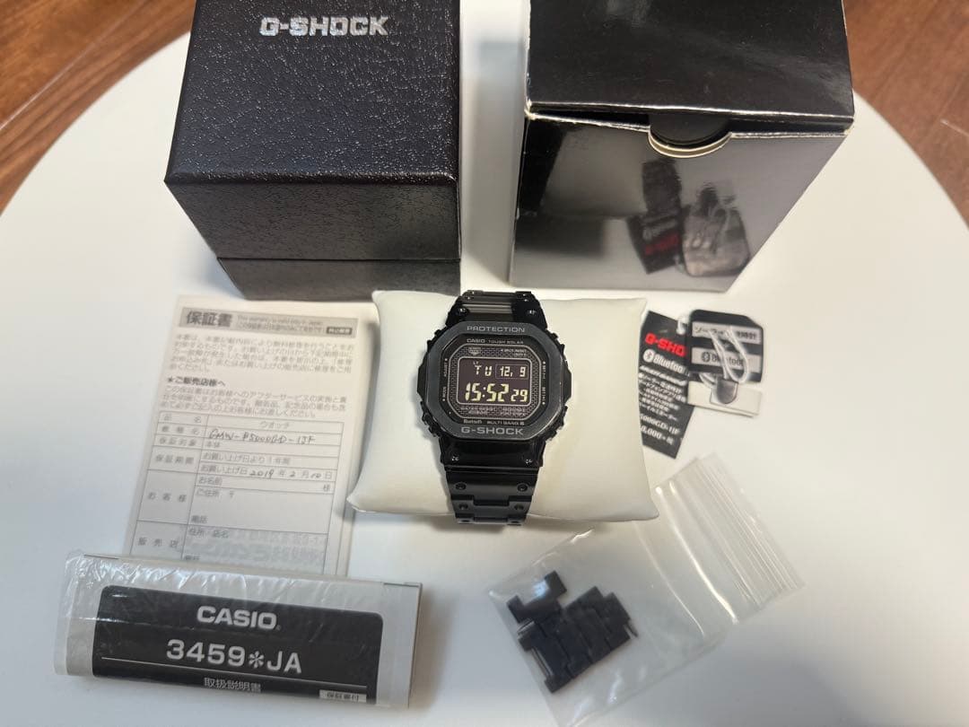 【G-SHOCK】 GMW-B5000GD-1JF☆フルメタルブラック☆美品