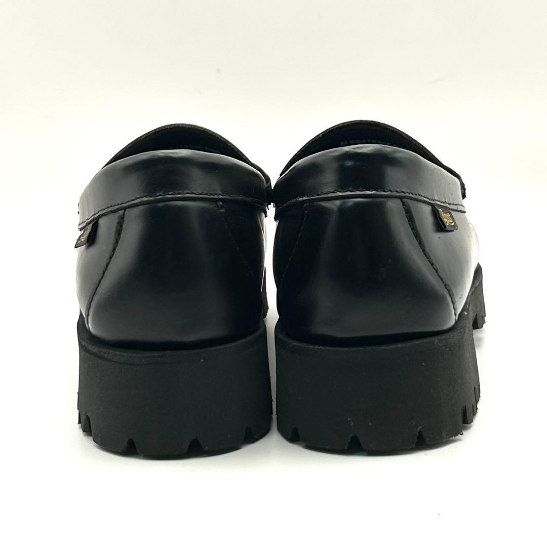 未使用級✨ G.H. BASS 【24.5㎝】 ビットローファー 厚底 ブラック