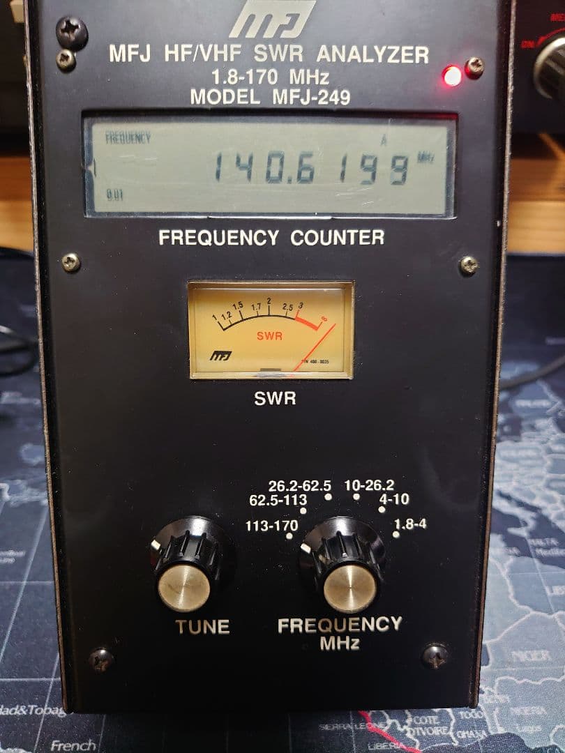 MFJ-249 SWRアナライザー