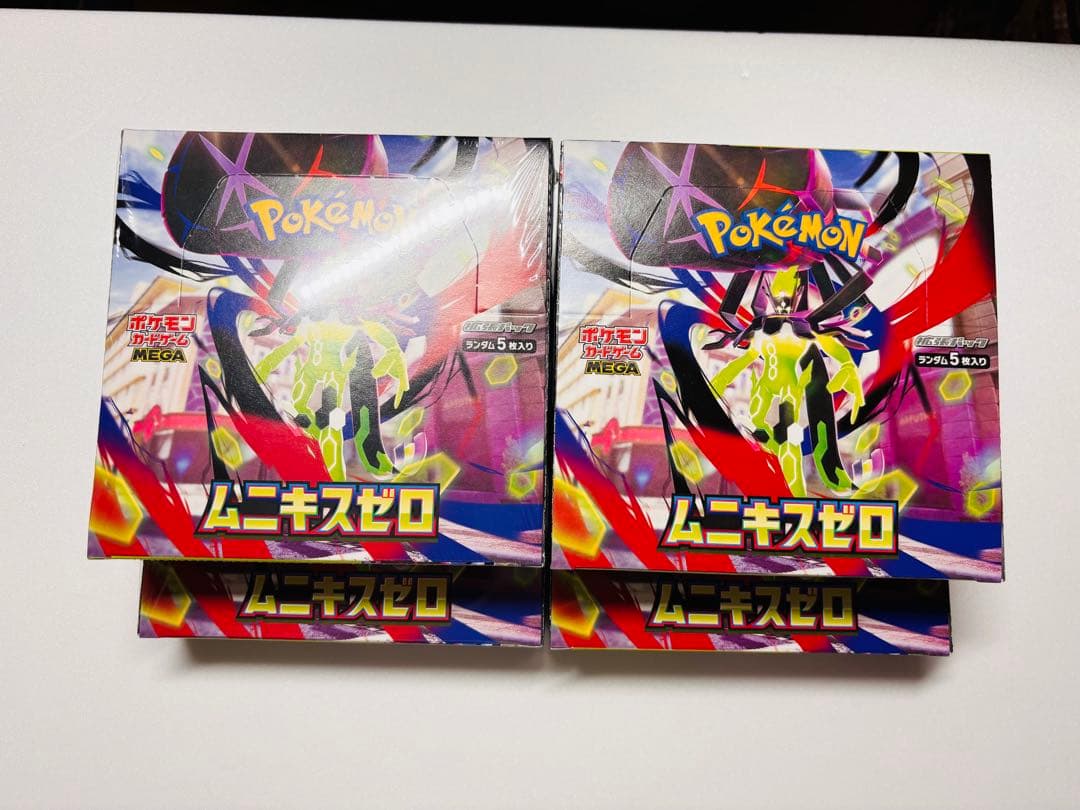 ポケモンカードゲーム ムニキスゼロ シュリンク付き2BOX 無し2BOX セット