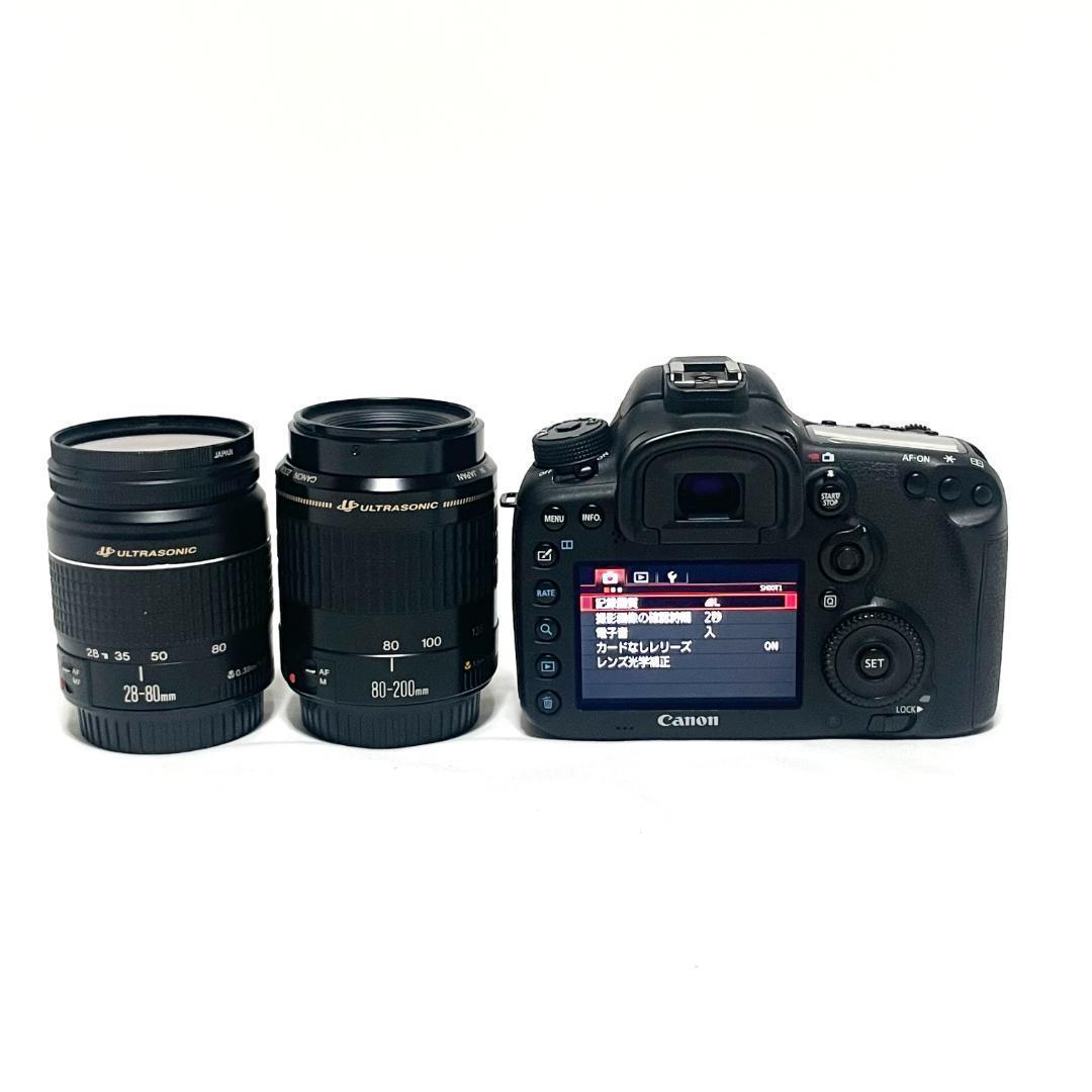 動く被写体に強い❣️ Canon EOS 7D Mark II Wレンズセット