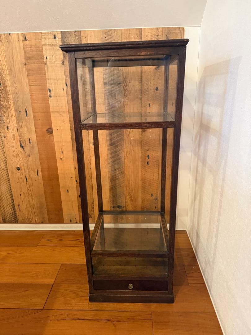 ※早い者勝ち最終価格※【展示品】アンティーク 木製ガラスケース
