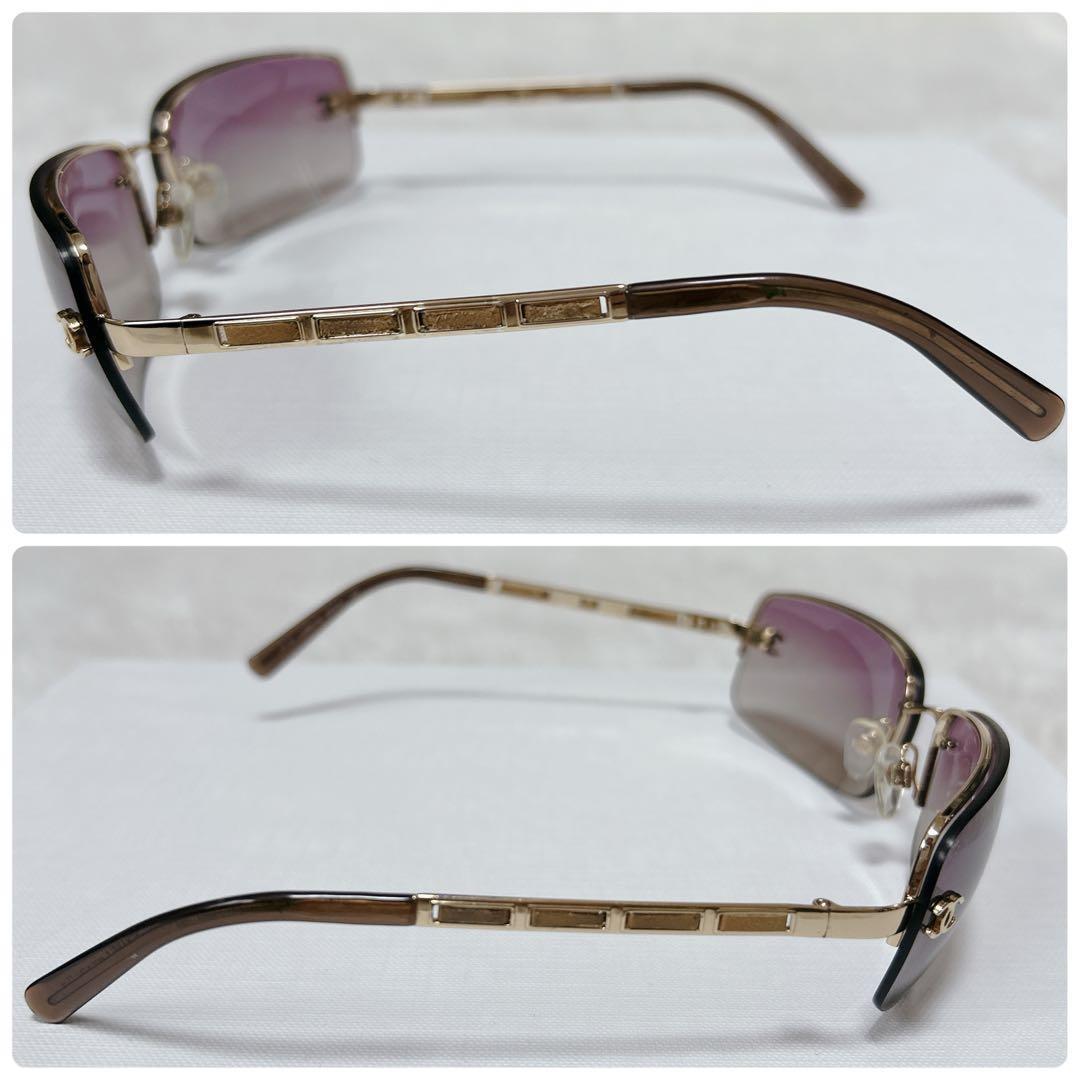 ✨希少✨CHANEL シャネル ココマーク サングラス アイウェア ハーフリム