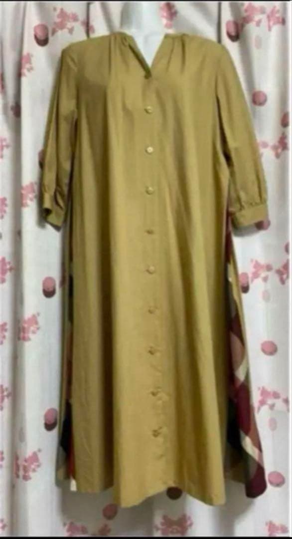 ブルーレーベルクレストブリッジ　前開きシャツワンピース 38