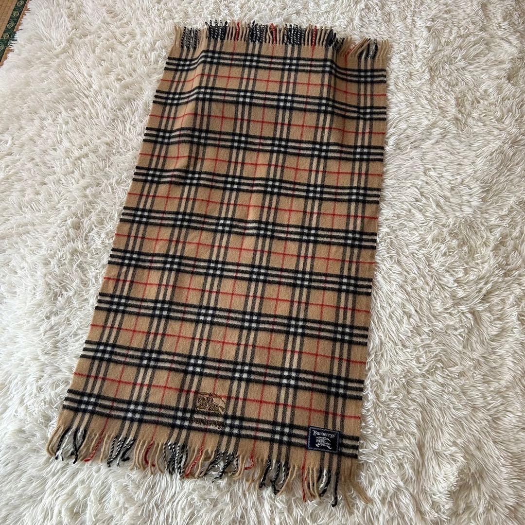 未使用　Burberrys タータンチェック ブランケット　膝掛け